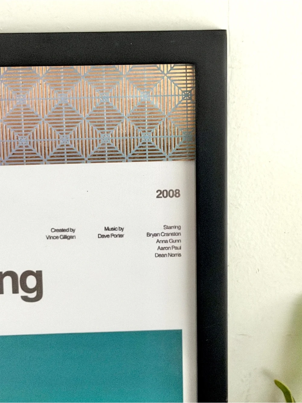 Breaking Bad TV Show Poster Canvas Print Framed Wall Hanging Art Walter White